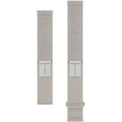Garmin 010-13440-01 UltraFit Wechsel-Armband Nylonband 20 mm Elfenbeinfarben