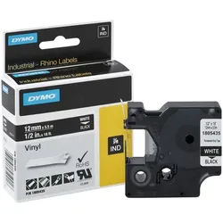 Dymo Beschriftungsband »RHINO 1805435« 12 mm x 5,5 m weiß, 1.2 cm