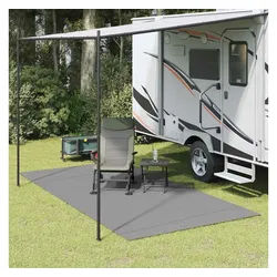 vidaXL Zeltteppiche, Zeltteppich Anthrazit 400 x 350 cm Polyester