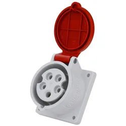 Mennekes Steckdose CEE Mennekes 16A 5p 400V IP44 Einbausteckdose gerade Typ, 1-St.