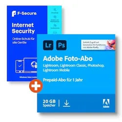 Adobe Creative Cloud Foto-Abo + F-Secure | Download & Produktschlüssel