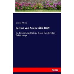 Bettina von Arnim 1785-1859