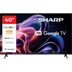 Sharp 2T-C40HFx LED-Fernseher (101 cm/40 Zoll, Full HD, Smart-TV, Google TV) schwarz