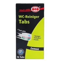 ORO®-fresh WC-Reiniger Tabs 02994 , 1 Packung = 16 x 25 g Tablette