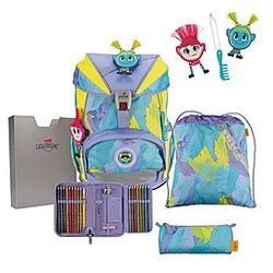 DerDieDas ErgoFlex Hippie Hair Schulrucksack-Set