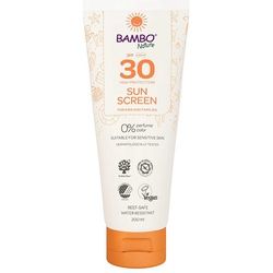 Bambo Nature Sonnencreme farb- u. parfümfrei SPF30 200 ml, 6 Stück