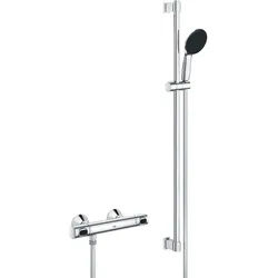 GROHE Precision Flow Thermostat-Brausebatterie 1/2" mit Brausegarnitur 90 cm, Badarmaturen, chrom