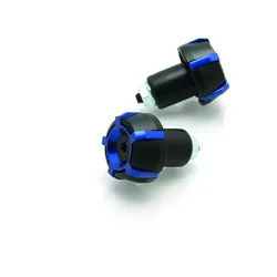 V PARTS Lenkerspitzen Spark Ø18mm Schwarz/Blau, schwarz