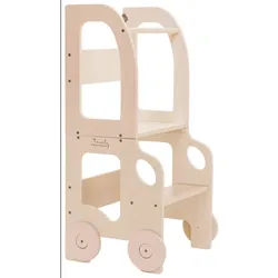 Kombihochstuhl , Klar , Holz , Birke , Sperrholz , 38x90x40 cm , Füttern