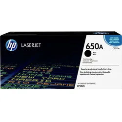 HP 650A (CE270A) - Schwarz - Toner