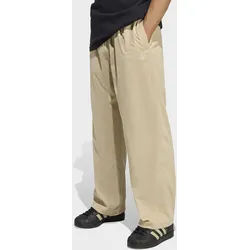Sporthose ADIDAS ORIGINALS "SST OVERSIZED CORDUROY", Mädchen, Gr. 152, N-Gr, beige (stone khaki,), Obermaterial: 100% Polyester, Hosen Sporthose