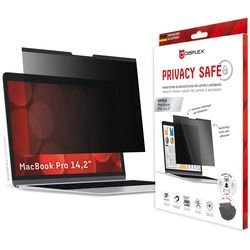 Displex Displayschutzfolie »Privacy Safe - MacBook Pro 14,2«, Blickschutzfilter Displex Schwarz Schwarz