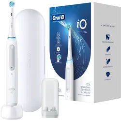 Oral-B - Elektrische Zahnbürste 'iO Series 4 + Reiseetui' in Weiß 1 St