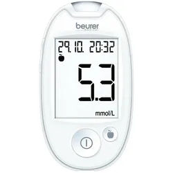 Beurer Blutzuckermessgerät GL 44 mmol/L Teststreifen 1 St