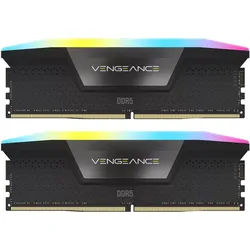 Corsair Vengeance RGB Schwarz 32GB Kit 2x16GB DDR5-6400 CL32 DIMM Arbeitsspeicher