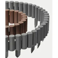 Gartenpalisade, Pfahl „Box“ 270 x 50 x 145 – braun