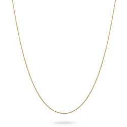 Stilnest Kette ohne Anhänger Panzerkette 925 Sterling Silber goldfarben 45 cm