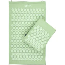 bodhi Vital Akupressur SET pastellgrün, Akupressur-Matte mit Kissen und Tasche Set 1 St gruen