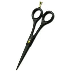 SMI Haarschere 5,5 Zoll Haarschneideschere Haarschere Friseurschere Profi Haar Schere, (1-tlg), Rasierklinge schwarz