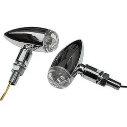 HIGHSIDER HIGHSIDER LED-Blinker MICRO-BULLET, silber