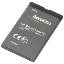 Akku passend für Nokia Lumia 520 Akku BL-5J mit 1380mAh