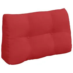 vidaXL Rückenkissen Rücken Kissen Rot 80 x 24 x 50 cm Stoff, 1-tlg. rot