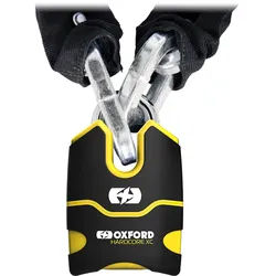 Oxford Hardcore XC13 Kettenschloss, schwarz, Größe 200 cm für Männer