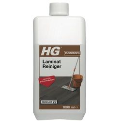 HG Produkt 72, Laminat Reiniger, Laminatreiniger für alle Laminatböden, 1 Liter - Flasche