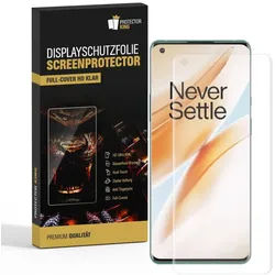 4x Displayfolie für OnePlus 8 Pro FULL COVER Displayschutz Schutzfolie HD KLAR