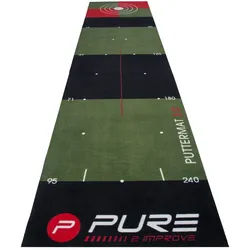 Pure2Improve Golf-Puttingmatte 3.0 grün/schwarz 65x300cm