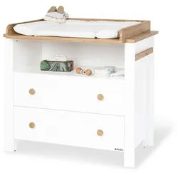 Pinolino® Wickelkommode Wickelkommode 'Lova' breit weiß