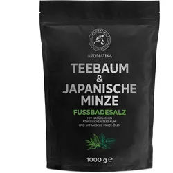 Aromatika Fußbadesalz mit √Ñtherischem Teebaum√∂l & Minz√∂l 1000 g