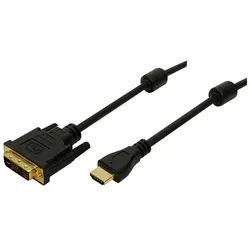 LogiLink Adapterkabel - HDMI weiblich zu DVI-D männlich