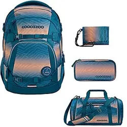 Coocazoo MATE Pacific Tribes 4tlg Schulrucksack Set