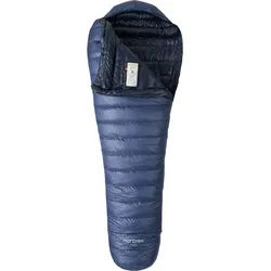 Nordisk Walloe 0 L Daunenschlafsack (Herren bis -1°C / max. Körpergröße 190cm / Gewicht 0,74kg) Mood Indigo Blue