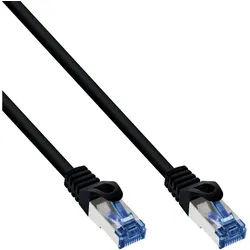 Inline InLine® Patchkabel, Cat.6A, S/FTP, PE outdoor, schwarz, 15m LAN-Kabel