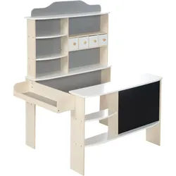Roba Verkaufsstand , Grau , Holzwerkstoff , 100x120x78 cm , Spielzeug, Kinderspielzeug, Kaufladen & Zubehör