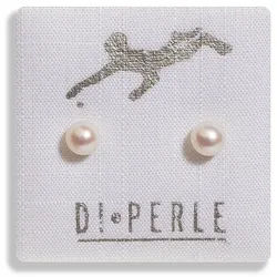 Adelia ́s Paar Ohrstecker Damen Perlenschmuck 925 Silber Süsswasser Perlen Ohrstecker, Damen Perlenschmuck weiß