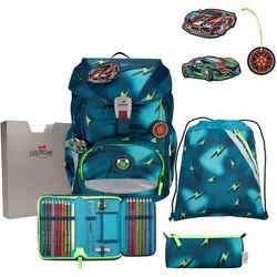 DerDieDas ErgoFlex Schulrucksack-Set 5-teilig mit Sportbeutel Magic Light