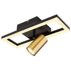 GLOBO LIGHTING LED Deckenleuchte, LED-Leuchtmittel fest verbaut, Warmweiß, Deckenleuchte Wohnzimmerleuchte Deckenlampe LED Lampe Metall