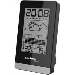 technoline WS 9125 - Wetterstation - schwarz/silber Wetterstation schwarz