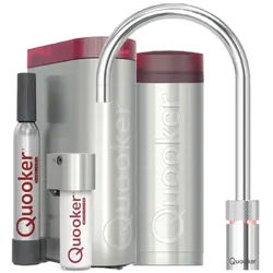Quooker Nordic Round single tap Set mit PRO3 Reservoir & CUBE verchromt glnzend **inkl. CUBE Filter Starter Paket** NSRCHR PRO3 CUBE2 *inkl. 7 JAHRE GARANTIE*