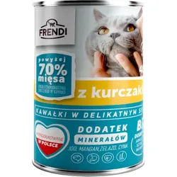 Frendi-Stücke in delikater Hühnersauce für Katzen 10x400g + 2x400g GRATIS!!!