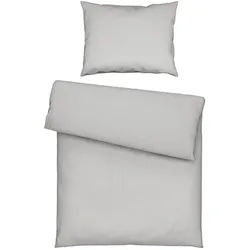 Esposa Bettwäsche , Grau , Textil , Uni , 140x200 cm , pflegeleicht, atmungsaktiv, schadstoffgeprüft , Heimtextilien, Bettwäsche & Leintücher, Bettwäsche, Seersucker-Bettwäsche