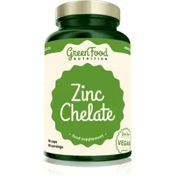 GreenFood Nutrition Zinc Chelate Kapseln zur Unterstützung des Immunsystems, für schöne Haut und Nägel 108 g