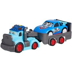 Dickie Toy Spielzeugauto , Grau, Rot, Hellblau , Kunststoff , 69x25x18 cm , RoHS, EN 71 , Geräuscheffekte, Lichteffekte , Spielzeug, Spielzeugautos