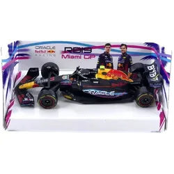 Bburago 18-38082P1 - Modellauto - F1 Red Bull RB19 '23 11 Perez Miami GP (Maßstab 1:43)