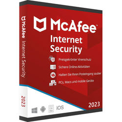 McAfee Internet Security 2023 | Sofortdownload + Produktschlüssel | 1 Gerät |...