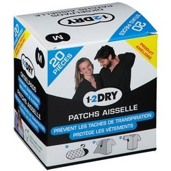 1-2Dry Patches Aiselle Dark Medium P2-Bx-Md