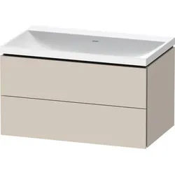 Duravit L-Cube c-shaped Badmöbel-Set 800mm Taupe - Taupe